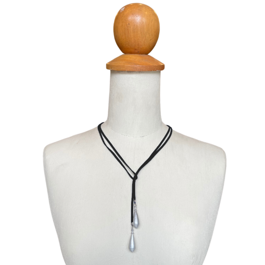 Recycled Metal Drop Necklace