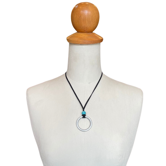 Recycled Metal Ring Necklace