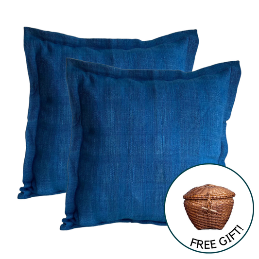 Summer Cushion Cover Set - Blue