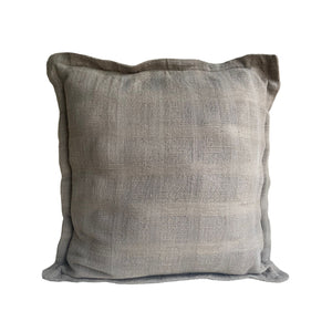 Check Weave Cushion Cover in Grey