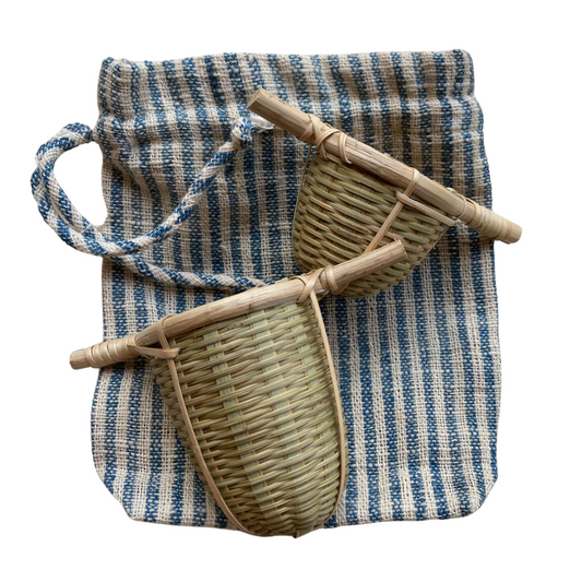 Bamboo Tea Steeps with Bag Set