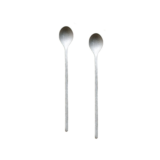 Recycled Metal Stirring Spoon - Long Handle