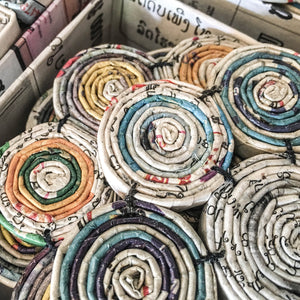 Recycled Paper Coasters